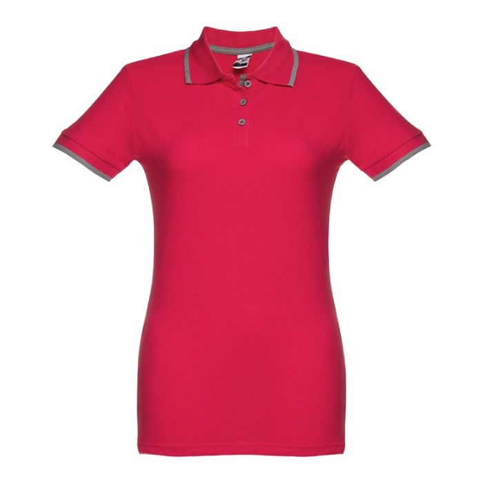 Polo bicolore personnalisé pour femmes en coton 210 g/m² THC Rome