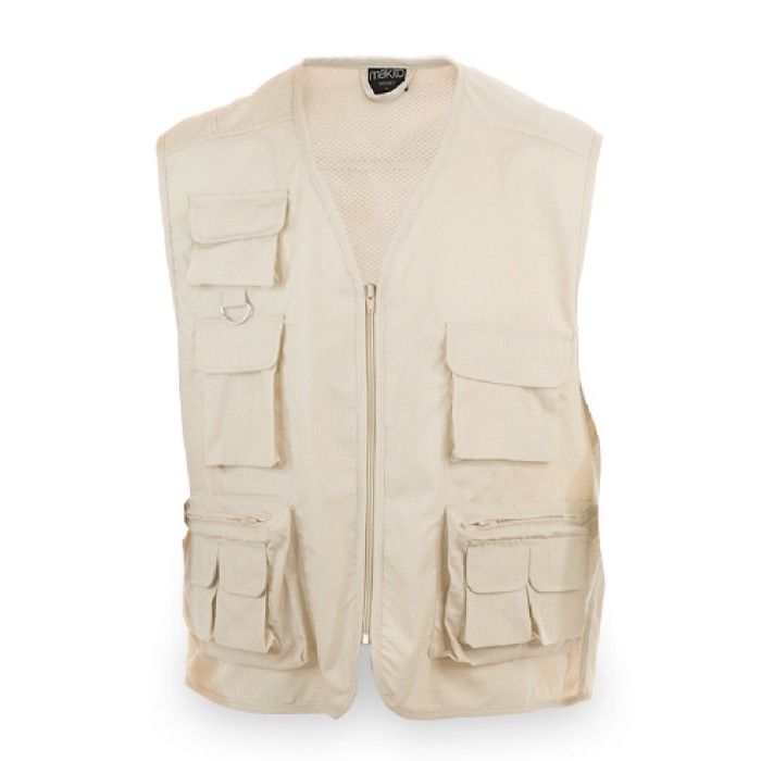 Gilet multipoches personnalisé avec logo
