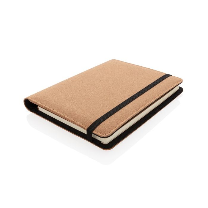 Chemise avec couverture en liège couleur ivoire