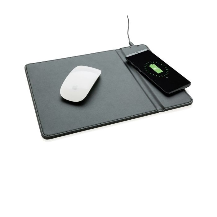 Tapis de souris avec chargeur sans fil avec zone d'impression