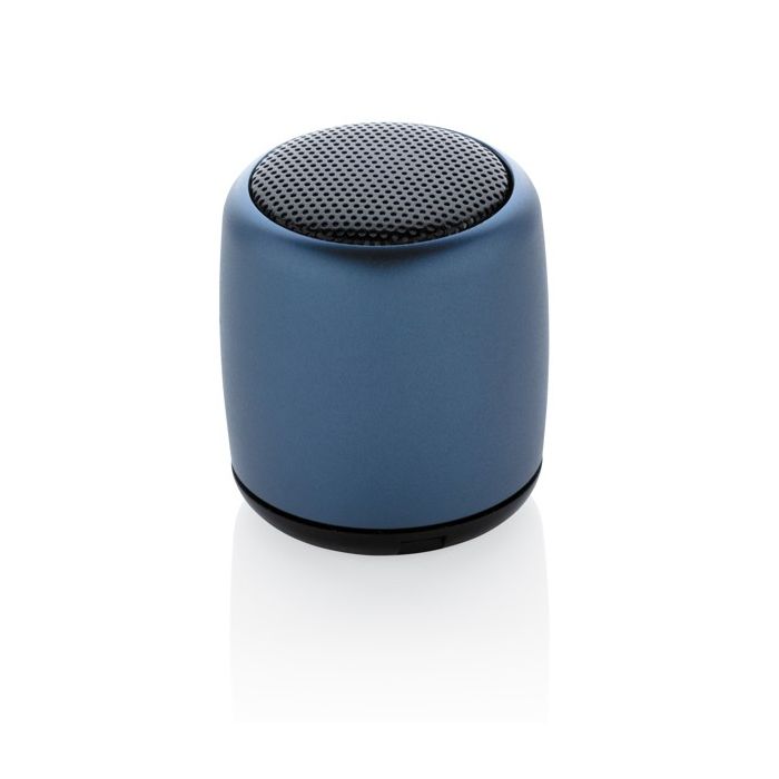 Mini enceinte sans fil en aluminium couleur bleu marine