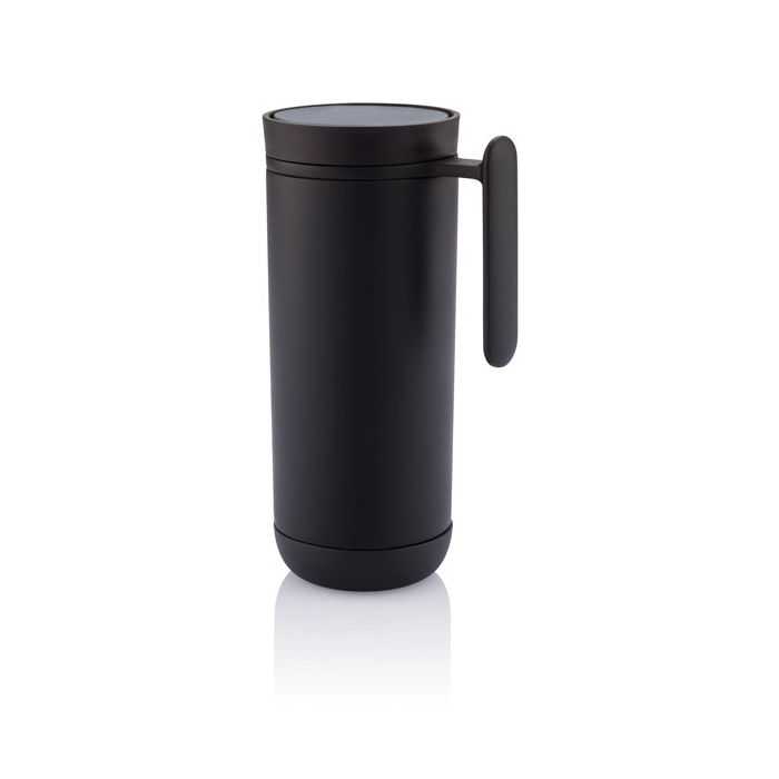 Mug avec ouverture et fermeture rapide couleur noir