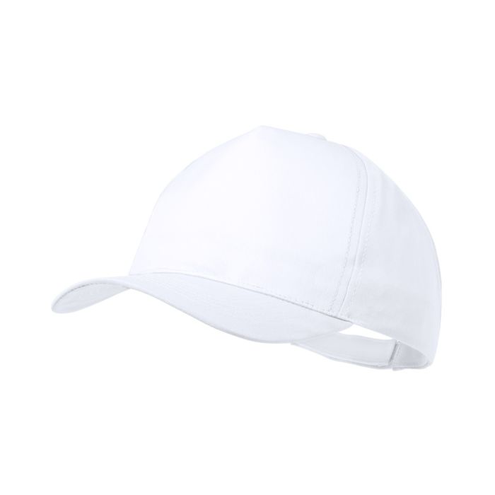 Casquette avec logo pour les entreprises vue avec zone d'impression