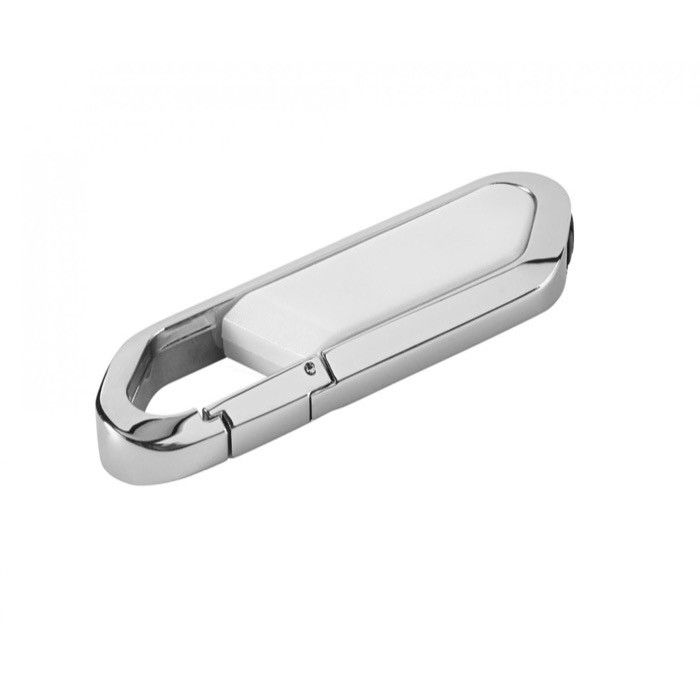 Clés USB personnalisées avec mousqueton avec zone d'impression