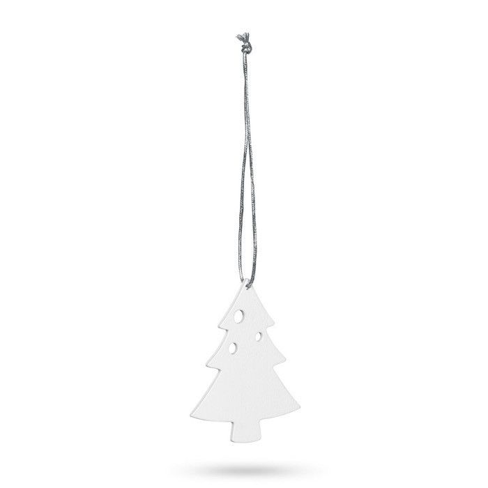 Décoration à accrocher en forme de sapin