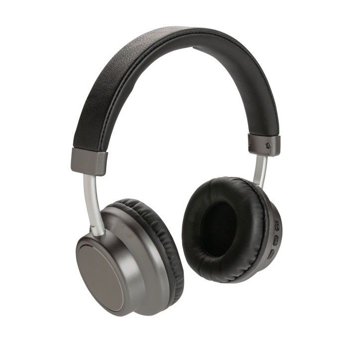 Casque audio sans fil en aluminium avec zone d'impression