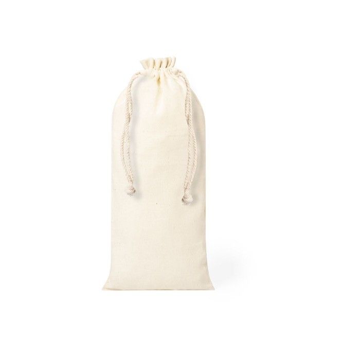 Sac en coton pour les gourdes et bouteilles couleur naturel