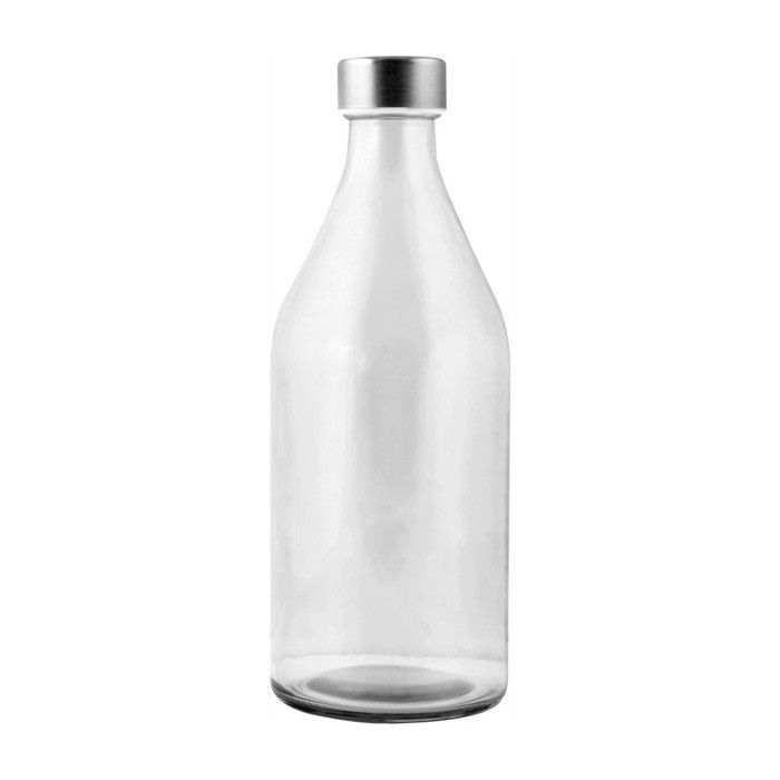 Grande bouteille en verre personnalisable avec zone d'impression