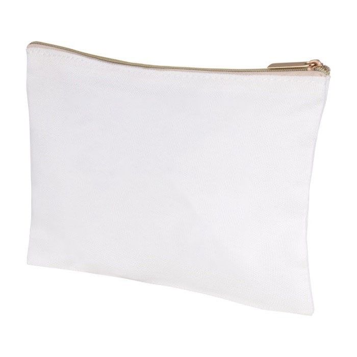 Trousse de toilette publicitaire en polyester avec zone d'impression