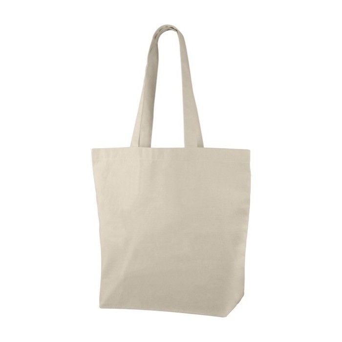 Sac publicitaire en coton bio 230 g/m2 vue avec zone d'impression