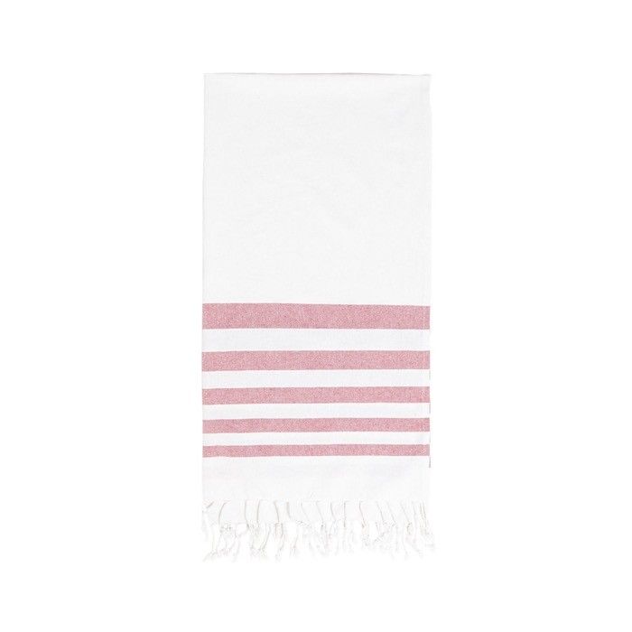Paréo serviette bicolore en coton 180 g/m2