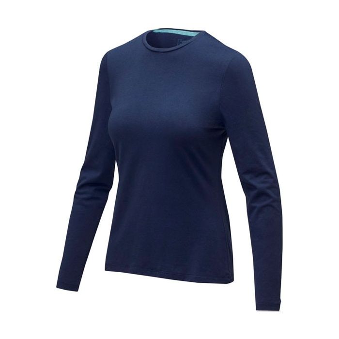 T-shirt Eco à manches longues publicitaire couleur bleu roi