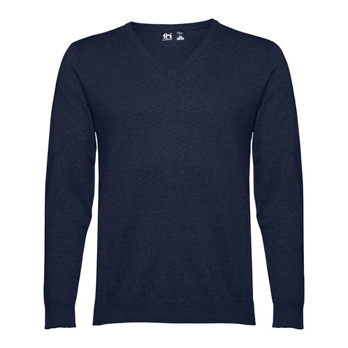 Pull publicitaire avec col en V de 220 g/m2 avec zone d'impression