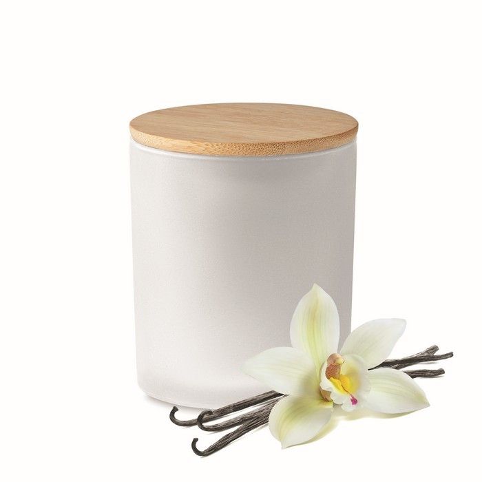 Bougies parfumées aux plantes et couvercle