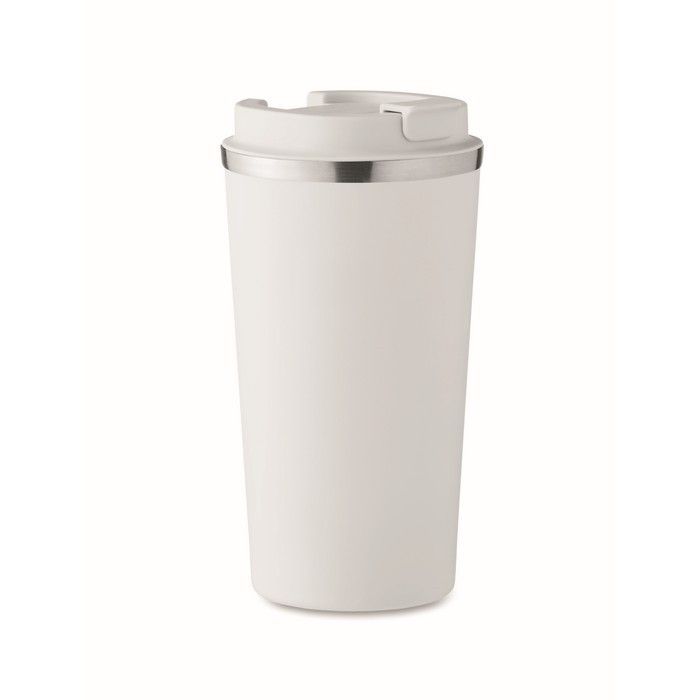 Verre en acier avec fonction thermos avec zone d'impression