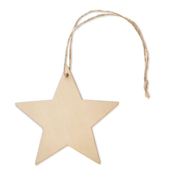 Pendentif étoile de Noël pour entreprise