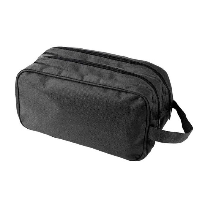 Trousse de toilette avec deux séparations avec zone d'impression