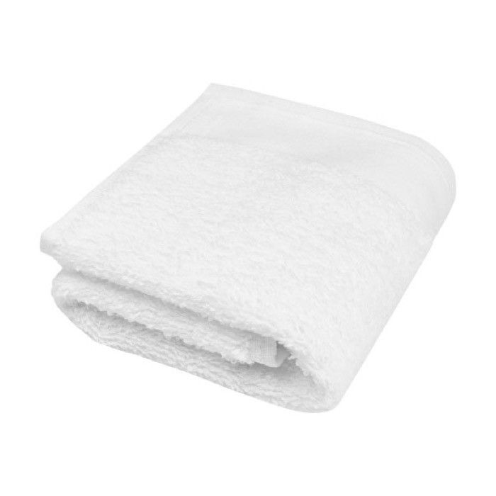 Serviette de bain en coton épais 550 g/m2 avec zone d'impression