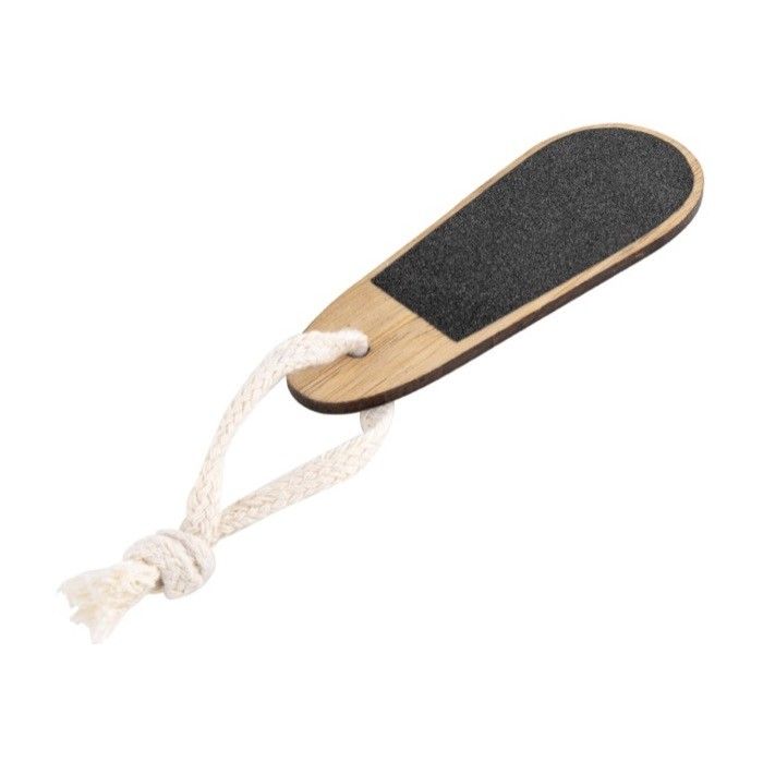 Lime à ongle en bambou et cordon en coton avec zone d'impression