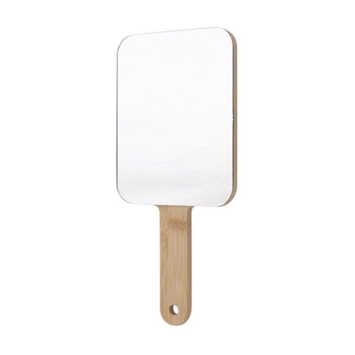 Miroir de poche en bambou