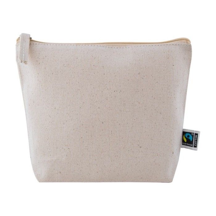 Trousse de toilette publicitaire en tissu avec zone d'impression