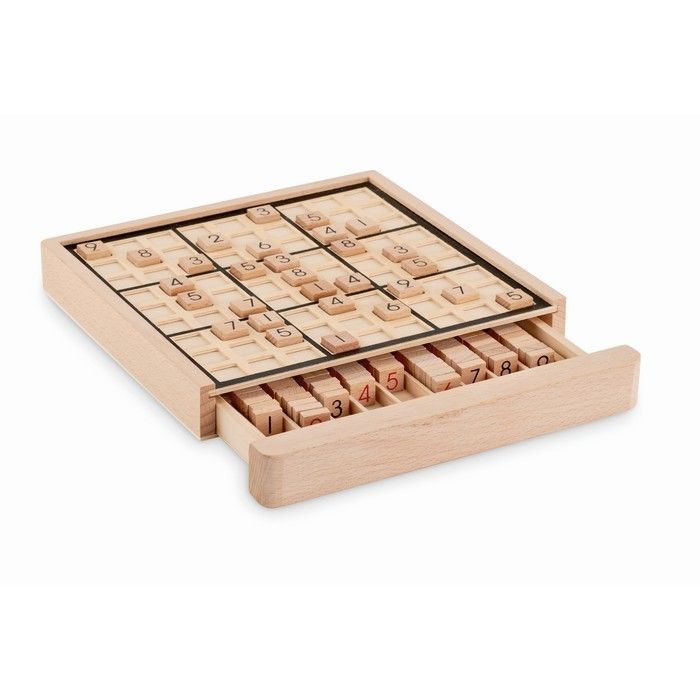Jeu sudoku en bois 