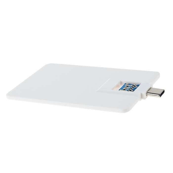 Carte USB avec connexion standard et Type-C
