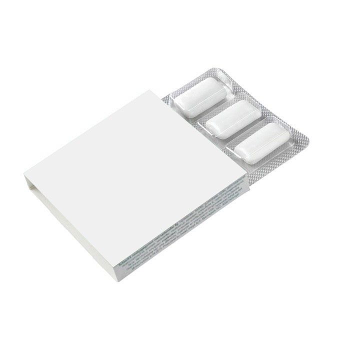 Chewing-gum à la menthe sans sucre en boîte de 6 unités