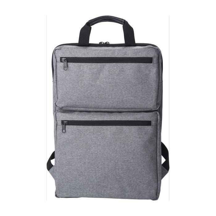 Sac à dos pour PC 15'' en polyester et coton avec 2 poches