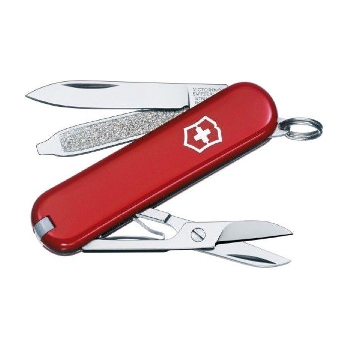 Couteau de poche Victorinox en acier inoxydable 7 fonctions