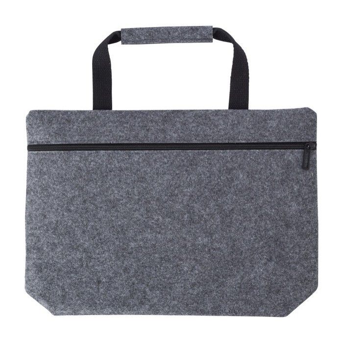 Porte-documents zippé en feutre recyclé pour PC 15''