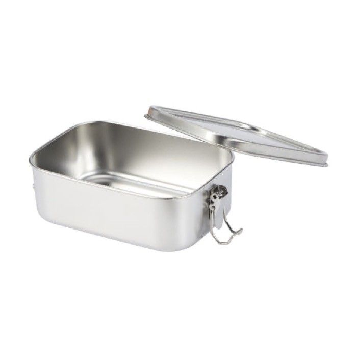Boîte à lunch en acier recyclé avec fermoirs à clip 750ml