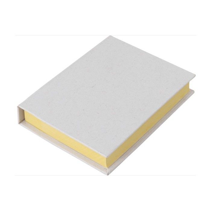 Bloc de post-its à couverture en briques de lait recyclées