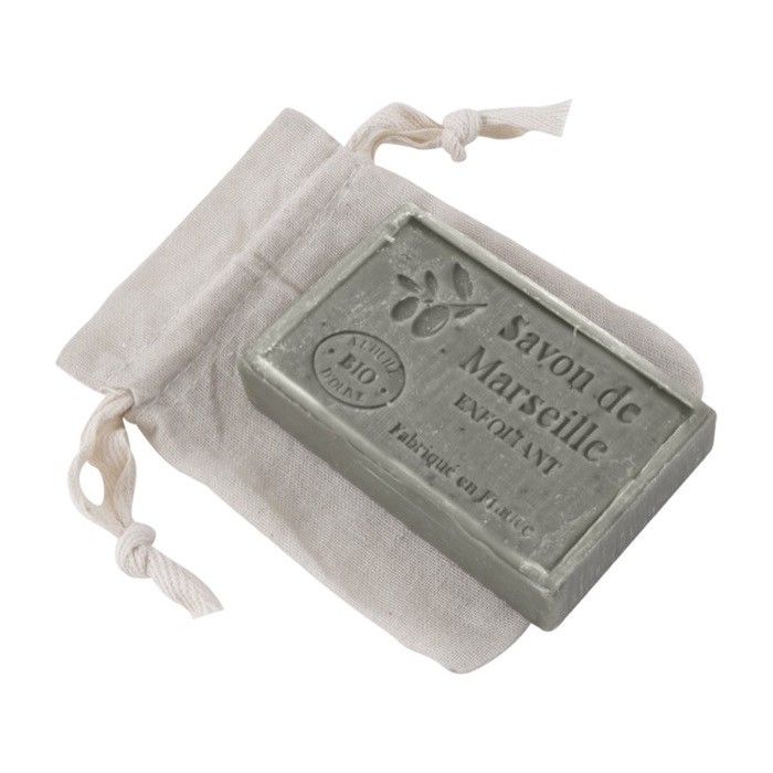 Savon exfoliant Made in France, huiles végétales et d'olive