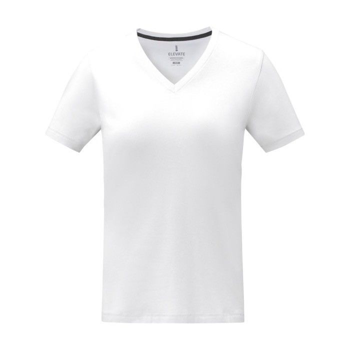 T-shirt col en V femme en coton 160 g/m2 Elevate Life