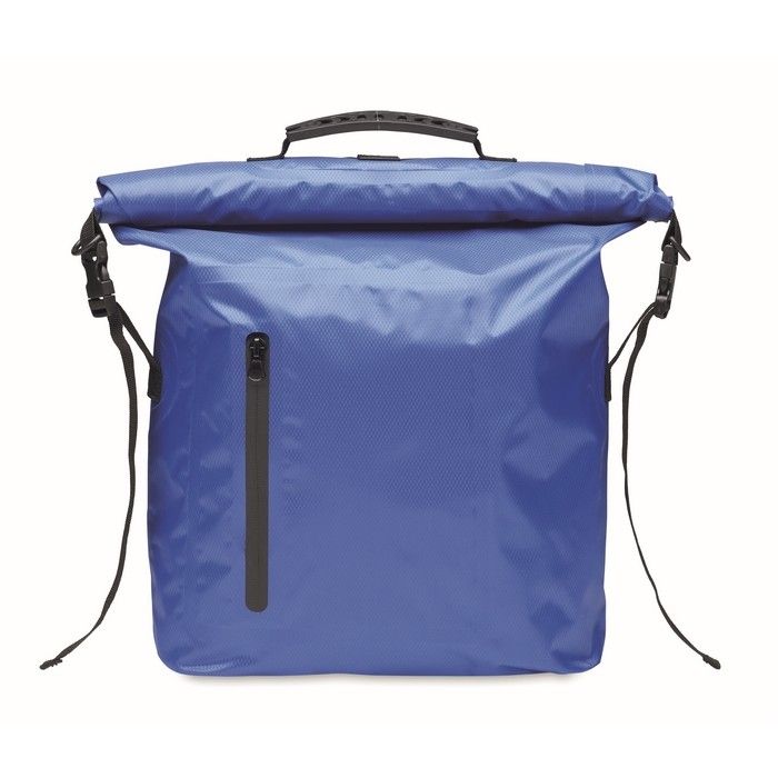 Sac à dos roll top étanche 30L en polyester avec zip frontal