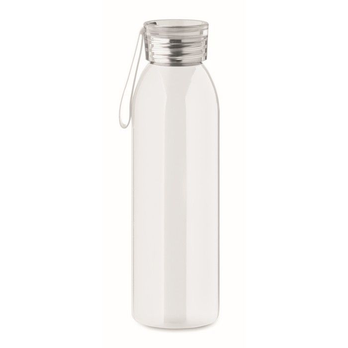 Bouteille en inox à couvercle, anse silicone assortie 650 ml