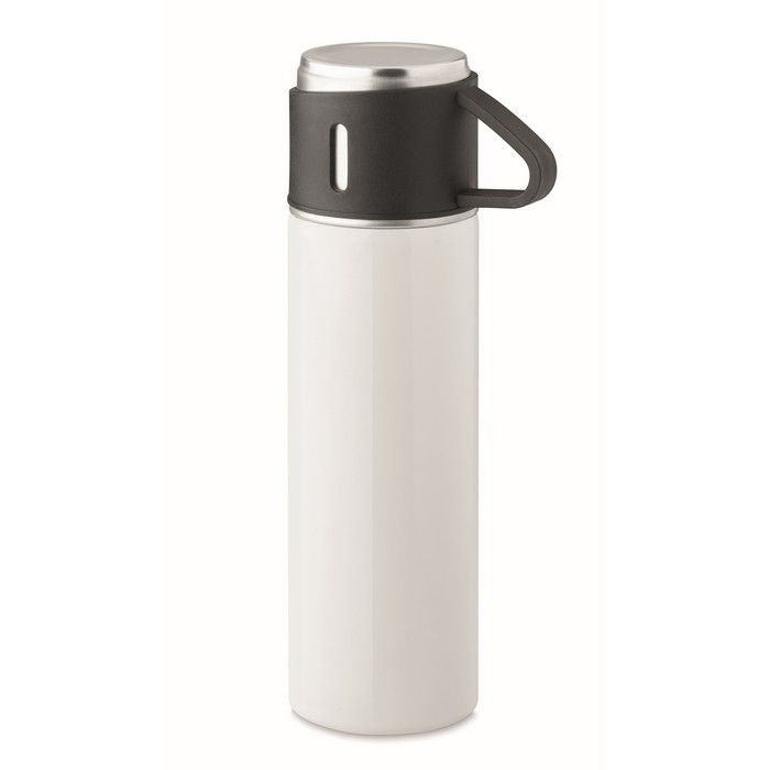 Thermos en inox de 420 ml avec bouchon gobelet de 150 ml