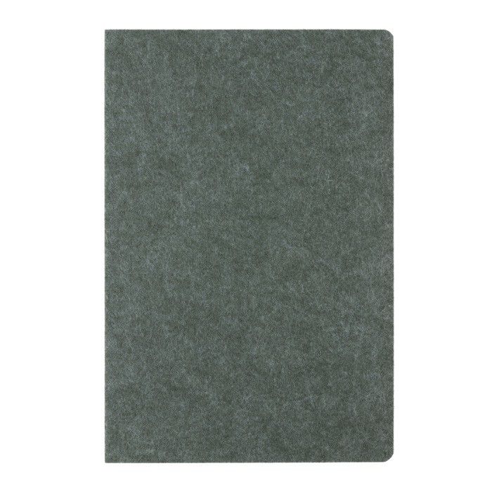 Carnet en feutre issu de matériaux recyclés A5 pages lignées