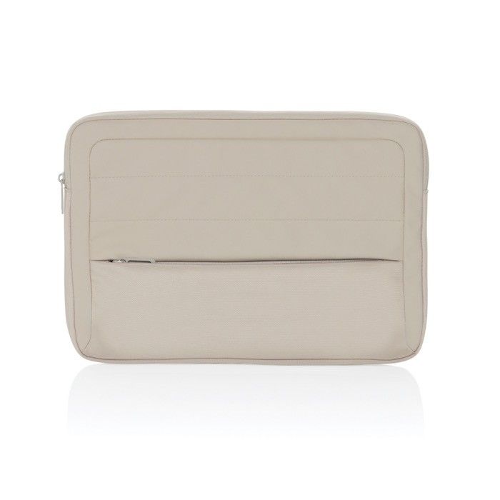 Pochette pour PC 15,6" en RPET à coutures et poche frontale