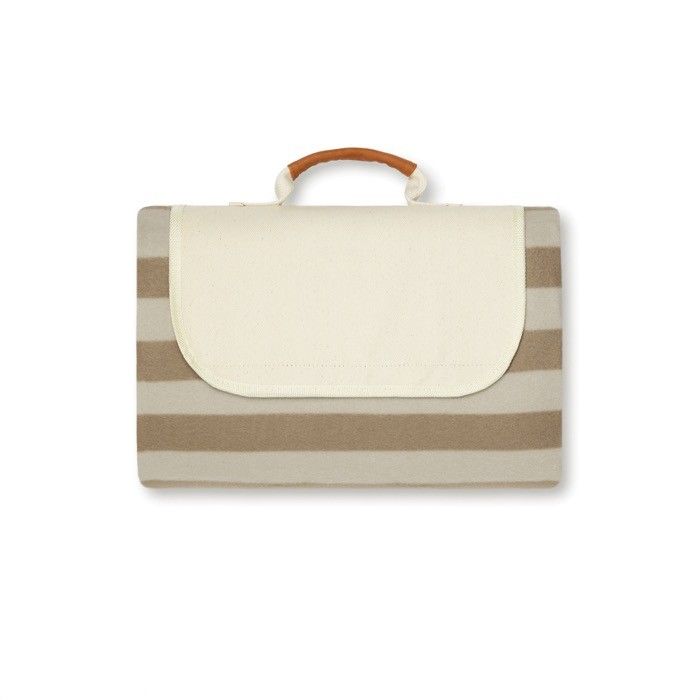 Couverture de pique-nique pliable en RPET et similicuir