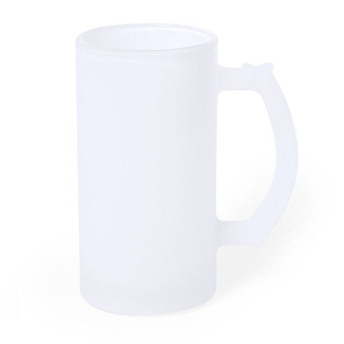 Chope à bière en verre avec fini mat givré 500ml