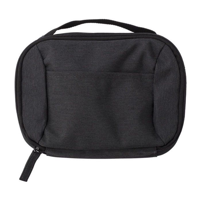 Étui de voyage en polyester avec poche frontale et poignée
