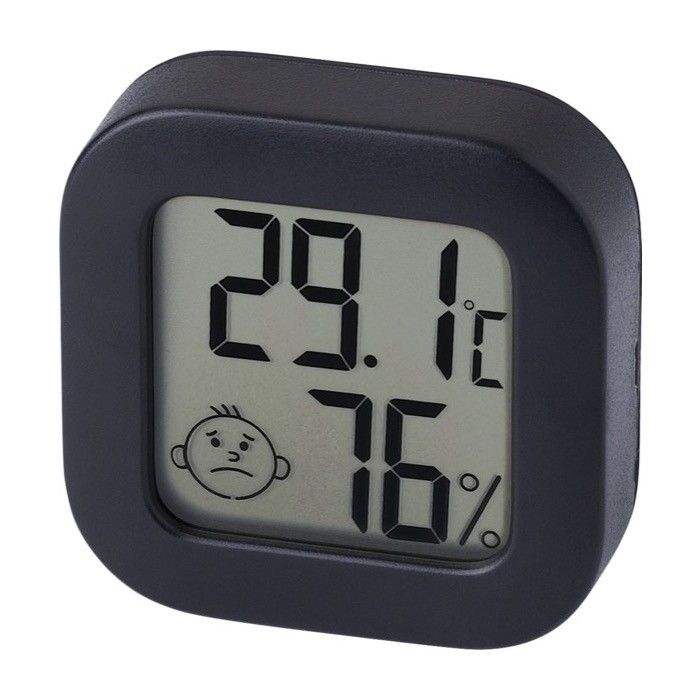 Petit hygromètre indiquant la température et l'humidité