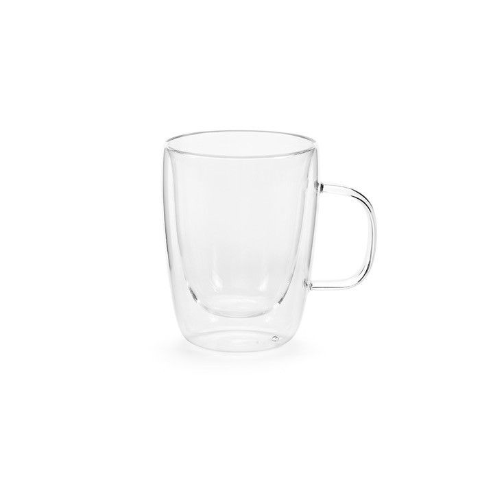 Tasse en verre borosilicaté double paroi 260 ml