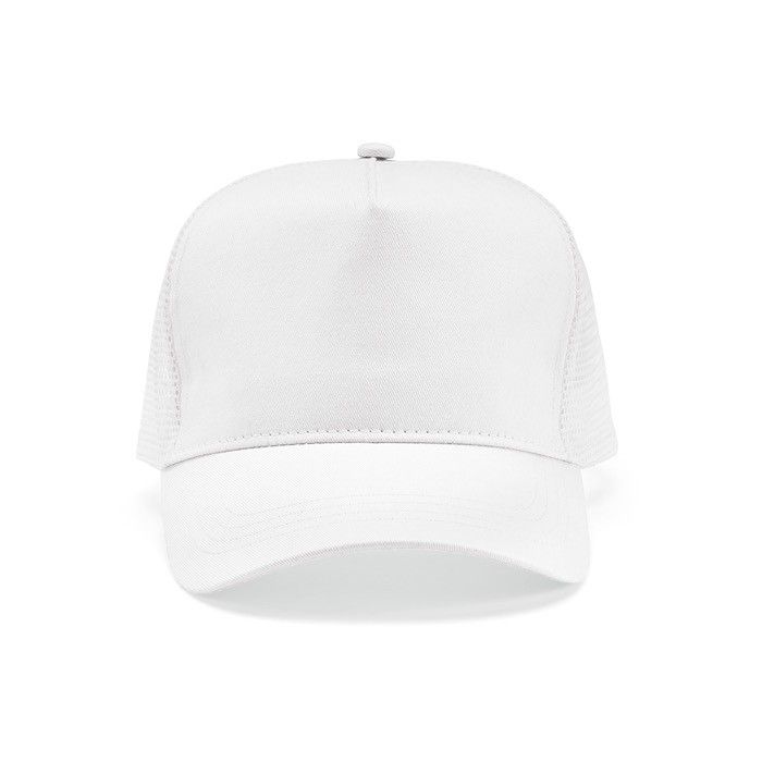 Casquette 5 panneaux en coton recyclé, filet arrière 220g/m² vue principale