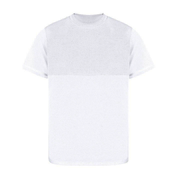 T-shirt technique 100% polyester avec double ton 140 g/m²