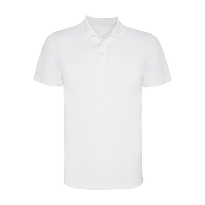 Polo technique pour enfants en tricot piqué polyester 150 g/m² Roly avec zone d'impression