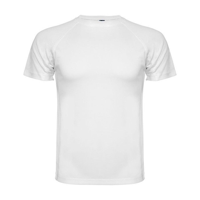 T-shirt technique pour enfant en tricot piqué polyester 150 g/m² Roly avec zone d'impression