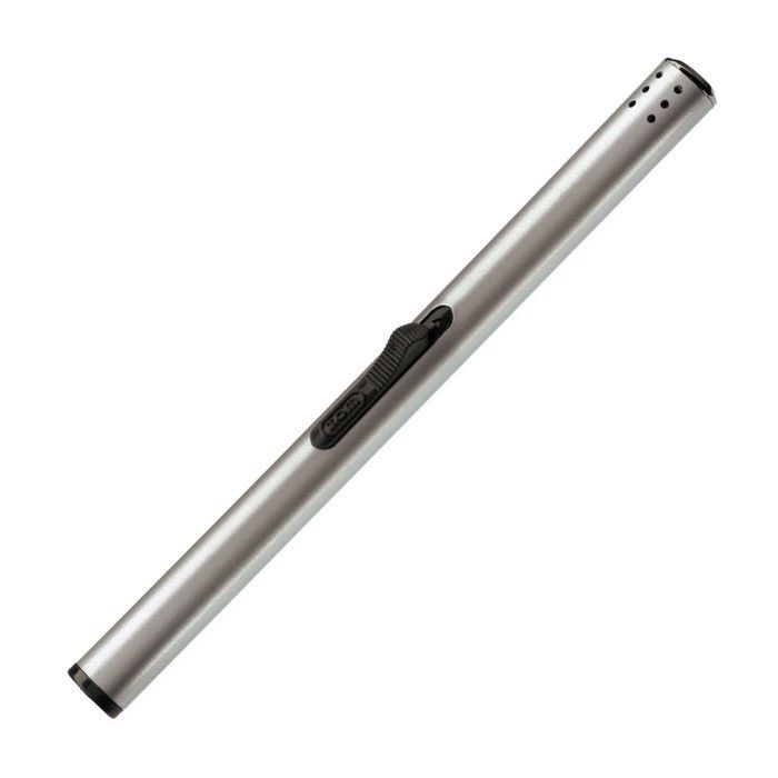Long briquet en aluminium avec bouton sur le côté avec zone d'impression